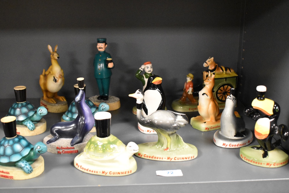 A collection of vintage and later Guinness collectables including Carltonware ceramic and later