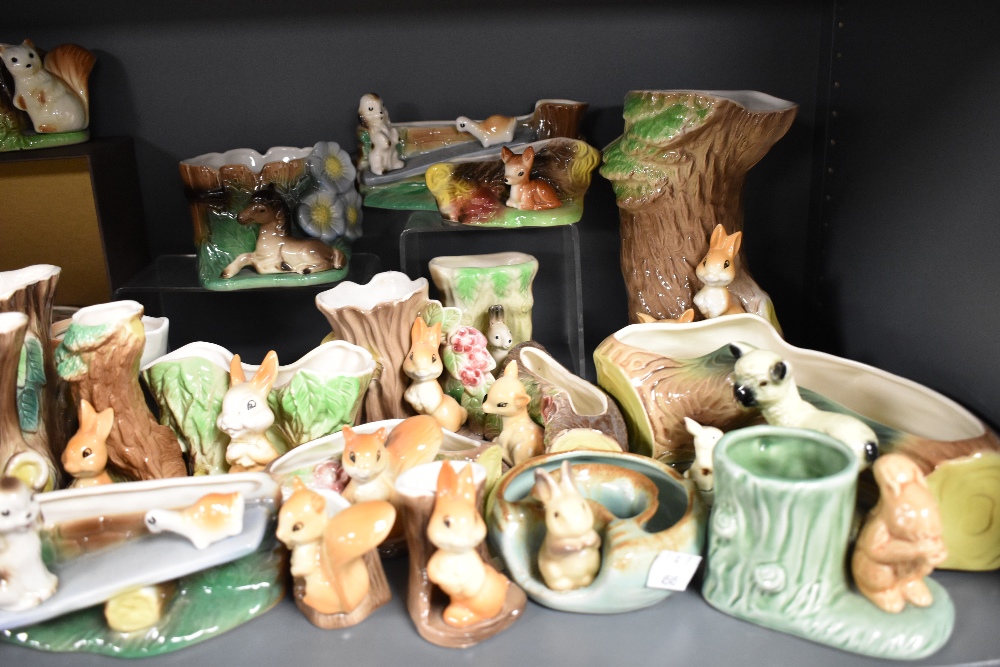 A large collection of Hornsea and similar flora and fauna ware - Image 2 of 5