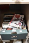 A box of books, of boat, ship and WW2 interest predominantly,