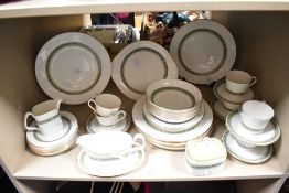 A collection Royal Doulton 'Rondelay' table ware, including bowls, plates, jug, gravy boat etc.