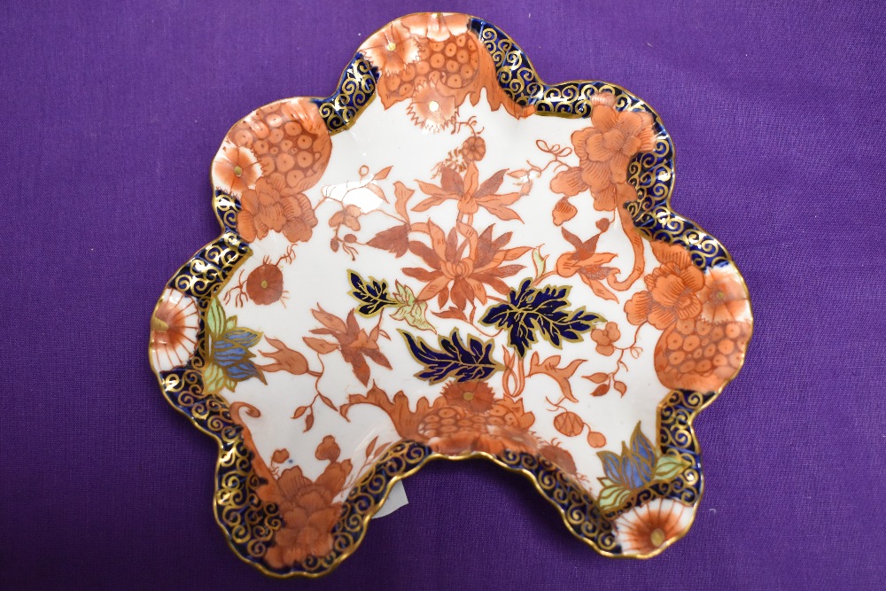 Six Crown Derby trinket dishes, Imari pattern in various shapes - Image 4 of 4