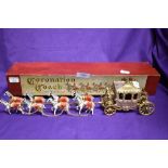 A vintage Lesney boxed coronation coach.