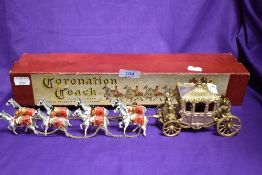 A vintage Lesney boxed coronation coach.