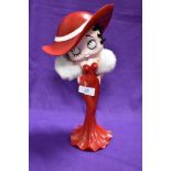 A contemporary King Features Syndicate sculpture modelled as Betty Boop, measuring 30cm tall