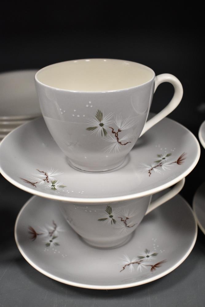 A quantity of Royal Doulton Frost Pine patterned tableware on grey ground - Image 3 of 4