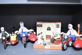 A selection of Wallace and Gromit collectables