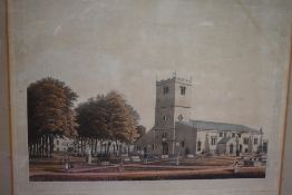 *Local Interest - After Ralph Croft (19th Century, British), coloured engraving after Robert Havell,