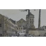 Unknown Artist (20th Century, British), monochrome prints, a series of 9 industrial scenes of Ind