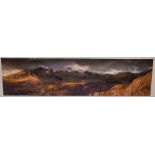 *Local Interest - A professional photographic print, An atmospheric winter landscape panorama, of