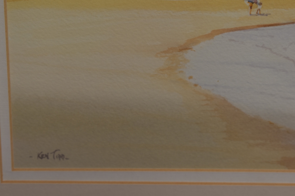 Ken Tidd (20th Century, British), watercolour, 'By The Water's Edge, Brancaster', signed to the - Image 3 of 4