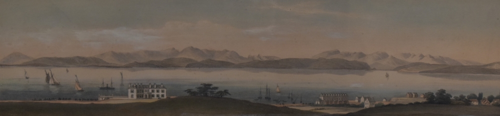 *Local Interest - English School, 19th Century, coloured engraving, 'View Of Morecambe Bay, And