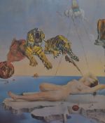 After Salvador Dali (1904-1989), colour print, 'Dream Caused By The Flight Of A Bee', signed in