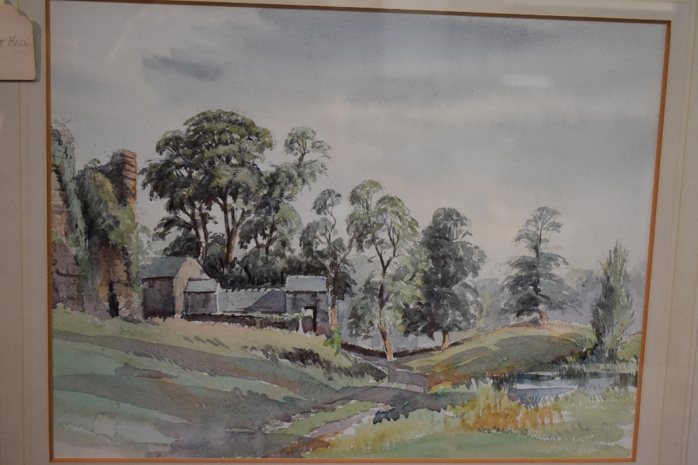 *Local Interest - Neil Taylor (20th Century British), watercolour, 'Burneside Hall', depicting the