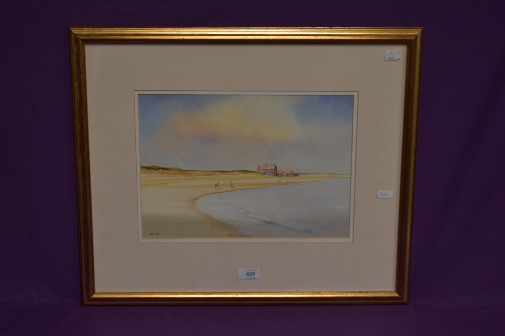 Ken Tidd (20th Century, British), watercolour, 'By The Water's Edge, Brancaster', signed to the - Image 2 of 4