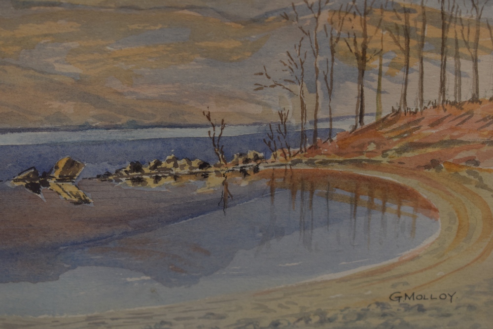 G Molloy (British School, 20th Century), watercolour, 'Coniston' depicting an autumnal Coniston - Image 3 of 4