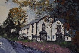 *Local Interest - Nelson Nanson (British, 20th Century), oil on canvas, 'Cottage In The Wood', a