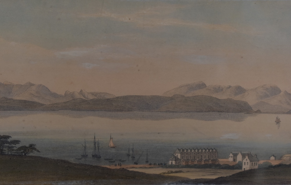 *Local Interest - English School, 19th Century, coloured engraving, 'View Of Morecambe Bay, And - Image 3 of 4