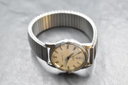 A gent's 1960's Omega Seamaster automatic wrist watch having luminous baton dial and pointers to