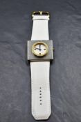 A lady's Pierre Cardin Jaeger 1970's wrist watch, no: 938864, having a quarter baton dial to plain