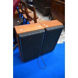 A pair of vintage speakers, Derma by Decca