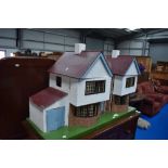 A vintage dolls house