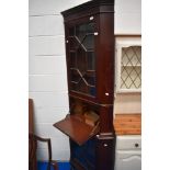 A 19th Century full height corner displa