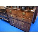 A 19th Century Regency style chest of two over three drawers, nice proportions width approx. 92cm