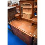 A Victorian mahogany dressing table