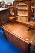 A Victorian mahogany dressing table