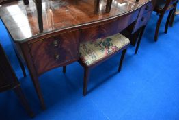 A reproduction Regency dressing table and stool