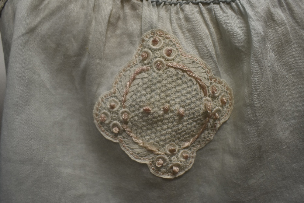 Three 1920s and 1930s camisoles, all having lace work. - Image 6 of 8