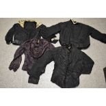 Four Victorian and Edwardian bodices, various styles and sizes, some AF.