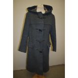 A 1970s wool blend duffel coat.