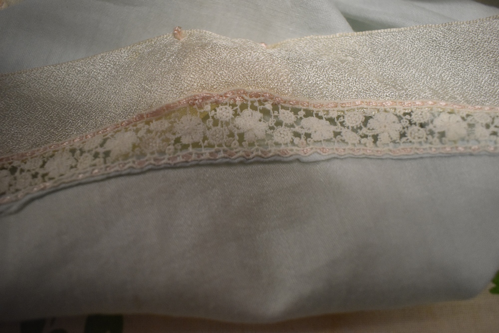 Three 1920s and 1930s camisoles, all having lace work. - Image 8 of 8