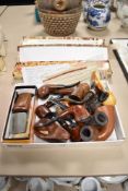 A collection of tobacco smoking pipes, to include Barling, Thorburn, Willmer, Byford 139 R,