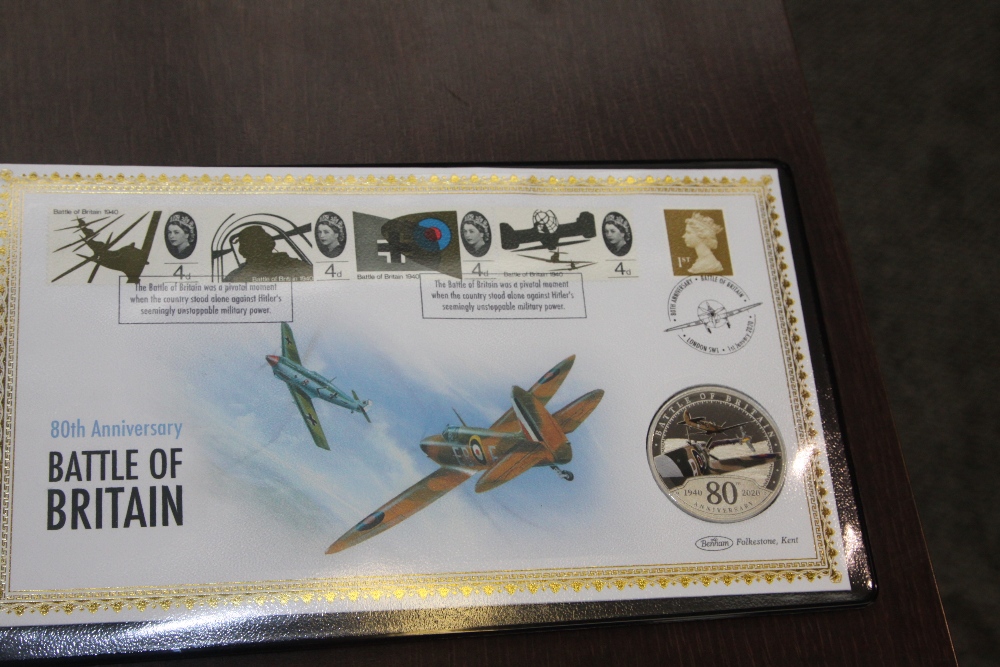 2020 80TH ANN OF BATTLE OF BRITAIN, WITH TRIO OF SILVER PROOF COINS FROM SOLOMON ISLANDS - Image 4 of 4