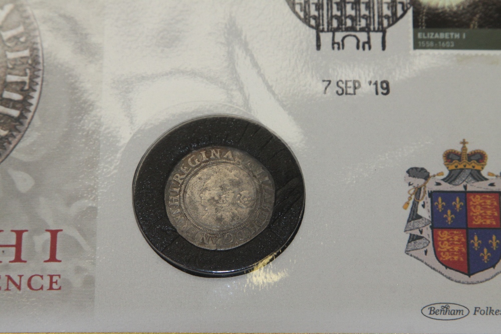 GB 2019 NUMISMATIC COVER, WITH 1562 SILVER SIXPENCE ENCAPSULATED - Image 2 of 3