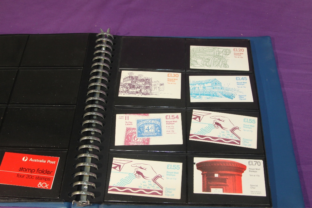 GB & SOME WORLD STAMP BOOKLETS COLLECTION IN ALBUM APX 75 BOOKLETS Album with chiefly GB - Image 6 of 10
