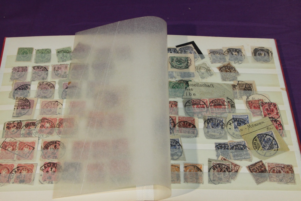 GERMANY, EARLY STATES AND REICHPOST COLLECTION IN MID FORMAT STOCKBOOK Mid format sized stockbook - Image 4 of 7