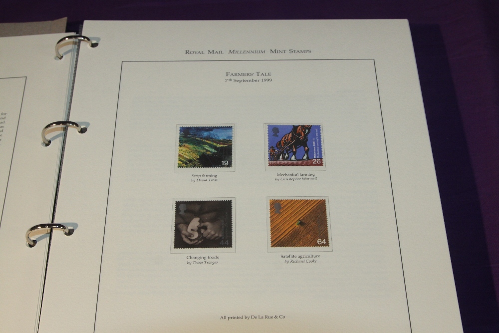 GB 1999/2000 RM ALBUM WITH MILLENIUM COLLECTION OF STAMPS & COVERS - COMPLETE Complete run of the - Image 3 of 5