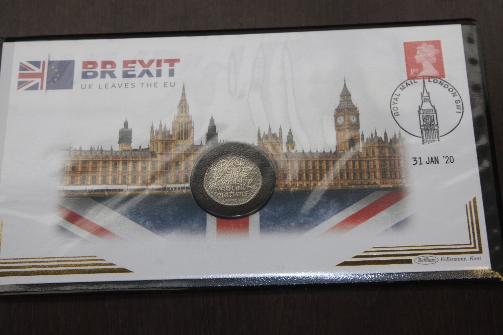 GB 2020 BREXIT 50p UNCIRCULATED NUMISMATIC COVER