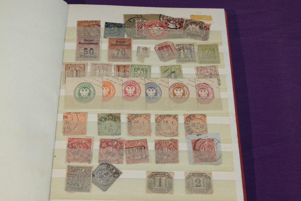 GERMANY, EARLY STATES AND REICHPOST COLLECTION IN MID FORMAT STOCKBOOK Mid format sized stockbook - Image 2 of 7