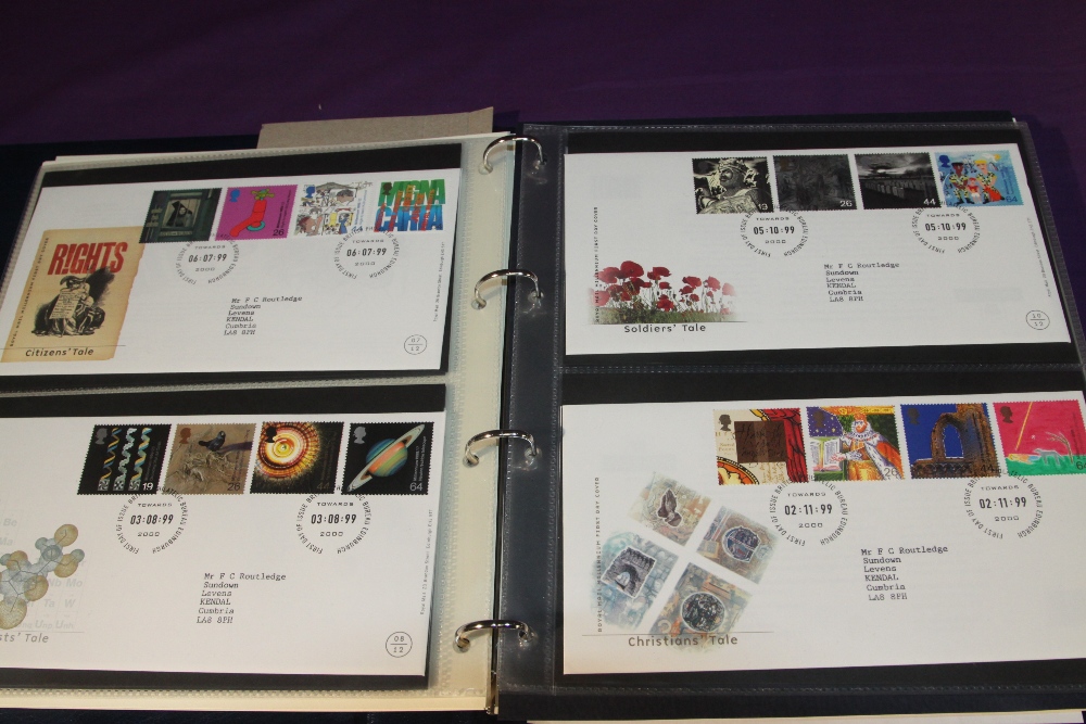 GB 1999/2000 RM ALBUM WITH MILLENIUM COLLECTION OF STAMPS & COVERS - COMPLETE Complete run of the - Image 4 of 5