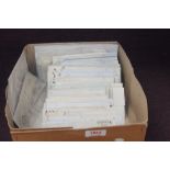 GB 1780's-1850's COLECTION OF 90+ PRE STAMP ENTIRES - VARIED CANCELLATIONS Box with estimated 90+