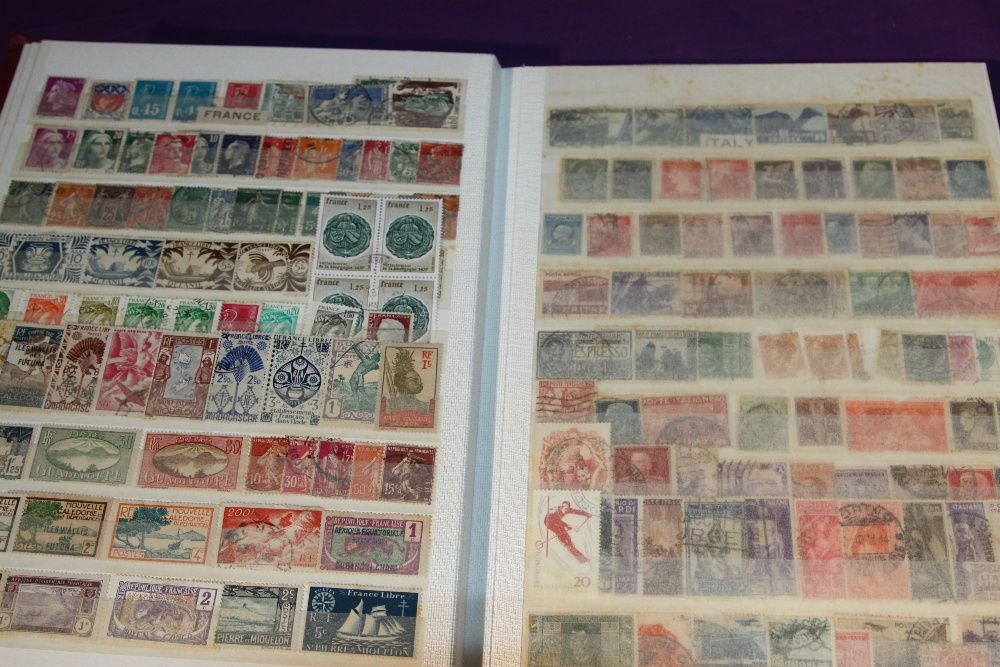 2 WORLD STAMP COLLECTIONS IN STOCKBOOKS, ALL ERAS Couple of stockbooks generally well filled with - Image 6 of 6