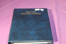 GB 1999/2000 RM ALBUM WITH MILLENIUM COLLECTION OF STAMPS & COVERS - COMPLETE Complete run of the