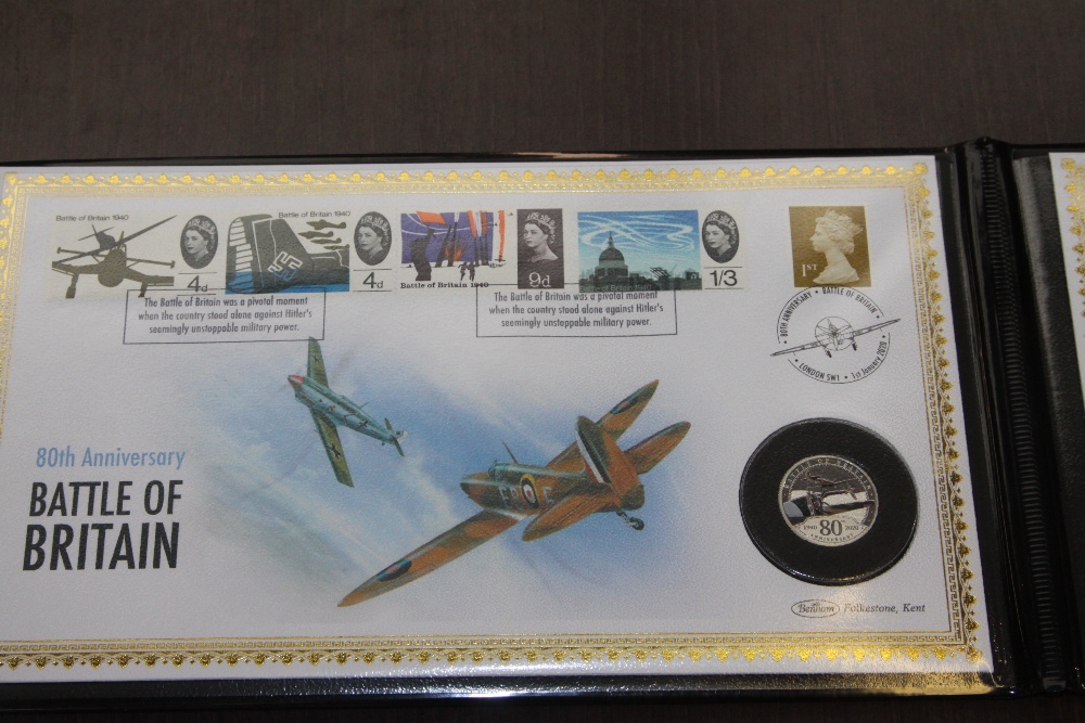 2020 80TH ANN OF BATTLE OF BRITAIN, WITH TRIO OF SILVER PROOF COINS FROM SOLOMON ISLANDS - Image 2 of 4