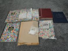 WORLD STAMP COLLECTION IN 8 ALBUMS/STOCKBOOKS ALL ERAS - MINT & USED 5 stockbooks with world