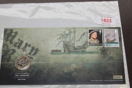 GB 2011 MARY ROSE 500th ANN £2 NUMISMATIC COVER