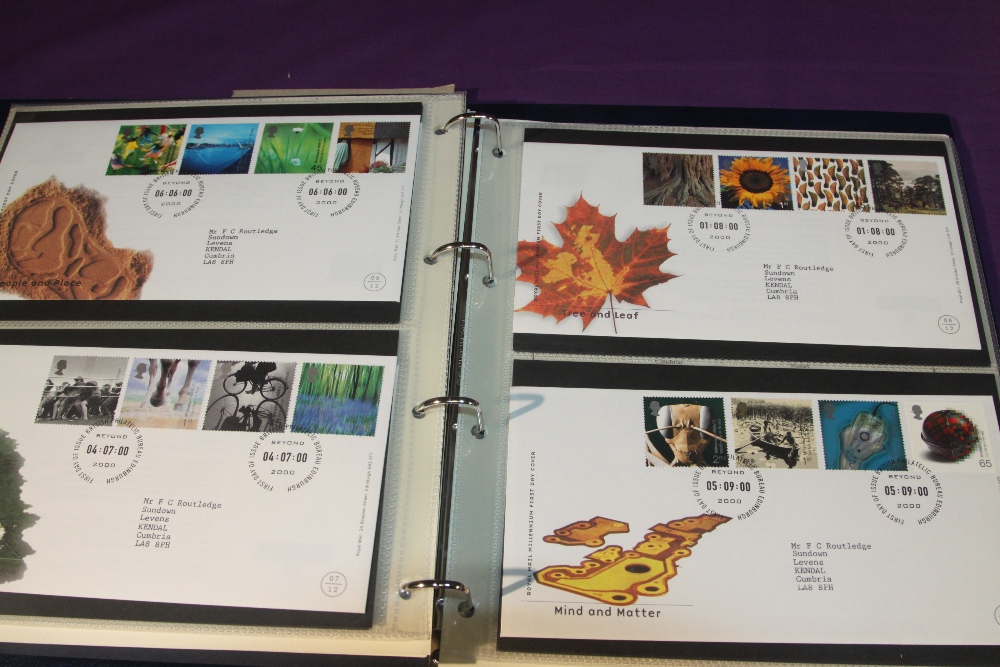 GB 1999/2000 RM ALBUM WITH MILLENIUM COLLECTION OF STAMPS & COVERS - COMPLETE Complete run of the - Image 5 of 5